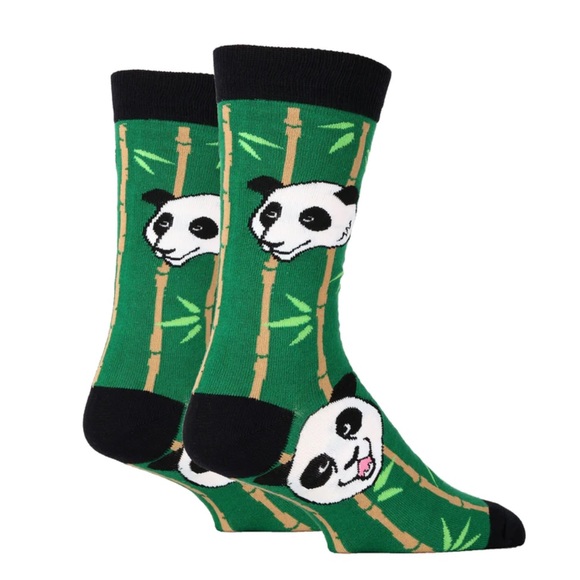 NWT Panda Life Crew Socks - Picture 2 of 3